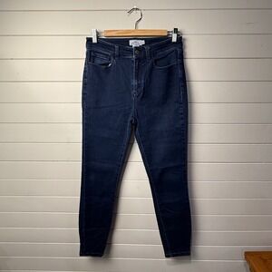 Vineyard Vines Women Size 4 Skinny‎ Jeans Dark Wash Stretch Denim Mid Rise